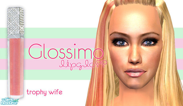 Sims 2 — Glossimo Lipgloss - Trophy Wife by 06bek — 