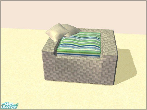 Sims 2 — Tropical Patio - White Wicker Recolor - Chair by sims4me — A white wicker recolor of sim_man123\'s Tropical