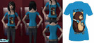 Sims 2 — All Time Low outfit by ohgurlthatshawt2 — Just an outfit I made with an All Time Low shirt :)