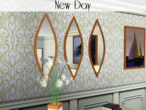 Sims 3 — New Day Mirror by lilliebou — This mirror costs 180 Simoleons. It has one recolorable channel and comes with two