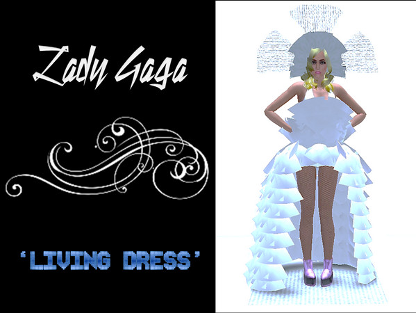 Sims 3 — Lady Gaga - The Living Dress by WhamettNuht — Lady Gaga's The Living Dress from The Monster Ball and Friday