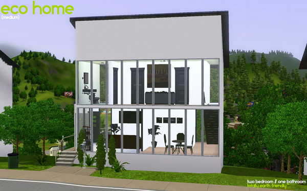 Sims 3 — Eco Home // medium by deontai — 