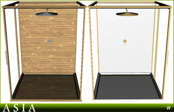 Sims 3 — ASIA-O-SHOWER-001 by Eva — ASIA-O-SHOWER-001