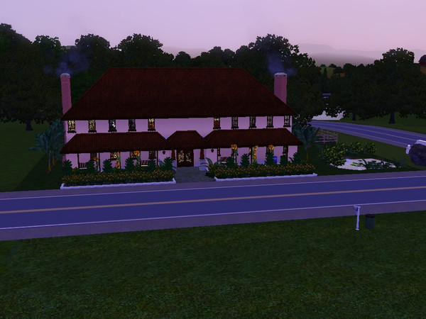 Sims 3 — Southern Retreat by Izziebelle — This 5 bedroom, 5 bathroom escape was once the home of famed Treasure Seeker