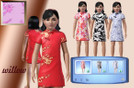 Sims 3 — willow-cf-cheongsam by willow8152 — This is cheong-sam for child.