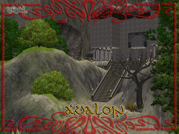 Sims 3 — Avalon by murfeel — In Welsh first called Afal/Abal/Aball, meaning 'apple' or 'apple tree', Avalon is famous in