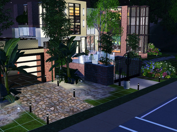 Sims 3 — Modern Brick by bloonpops232 — Modern Brick-This awesome house has used every single expansion pack.This house
