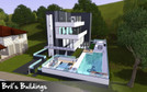 Sims 3 — A 21st Century Home Part 2 by Brilhasti2 — A modern, spacious home in the minimalist style. 4 bedrooms, 3