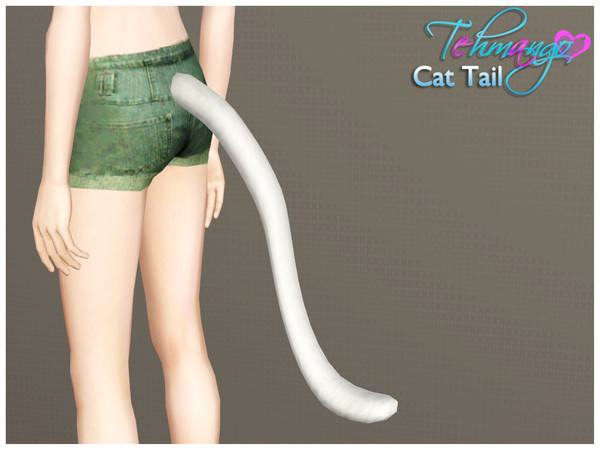 Sims 3 — Tehmango Cat Tail (Male) by tehmango2 — Cat tail for male 