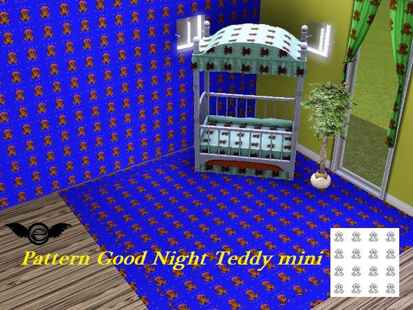 Sims 3 — Pattern Good Night Teddy mini by engelchen1202 — Pattern Good Night Teddy mini
