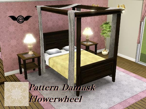 Sims 3 — Pattern Damask Flowerwheel by engelchen1202 — Pattern Damask Flowerwheel