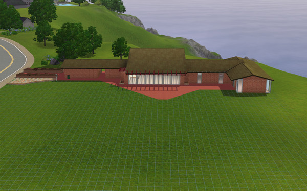 Sims 3 — Malcolm Willy House by FlippingCrazy2 — This house is a Frank Lloyd Wright desige or as close as i can get it if
