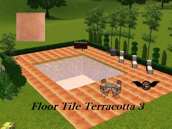 Sims 3 — Floor Tile Terracotta 3 by engelchen1202 — terracotta Tile