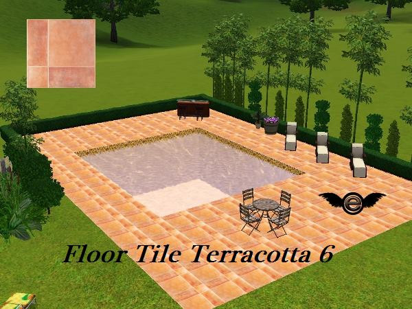 Sims 3 — Floor Tile Terracotta 6 by engelchen1202 — terracotta Tile