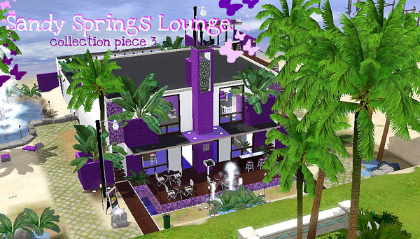 Sims 3 — Sandy Springs Lounge Bar-n-Grill by Pink3_Princess — Introducing the lavish Sandy Springs lounge Bar and Grill!