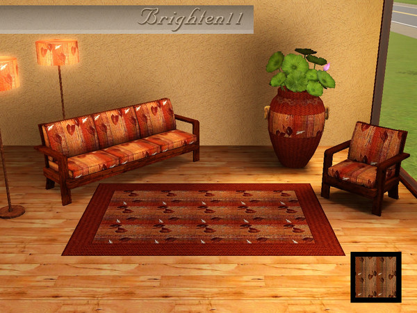 Sims 3 — BR11 Modern Leaf SM by Brighten11 — Modern Leaf Small Wicker - Brighten11