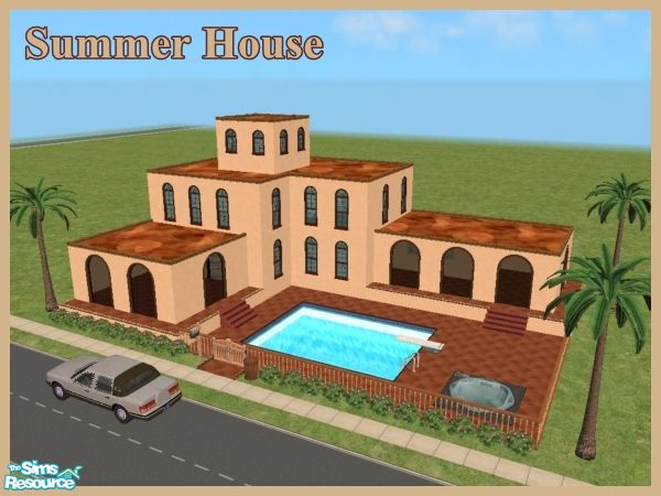 Sims 2 — Summer House by ricarpin762 — enjoy this summer house in colonial style in his neighborhood, has a moderate and