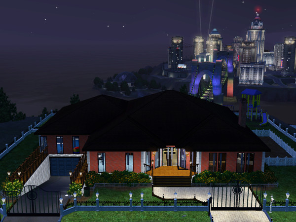 Sims 3 — Furossa by FuRiouS2 — Beautiful 6 bedroom 3 bath w/ pool/playground house with under ground garage. Perfect for