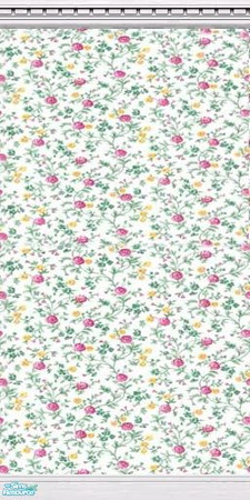 Sims 2 — Home Creations  Flower Child Wallpaper With Molding by Maegen — Home Creations is proud to present a beautiful