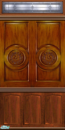 Sims 2 — MRC Wall 353 by MidnightRose — Custom Paneling with beveled glass Created by Midnight Rose Please do not clone