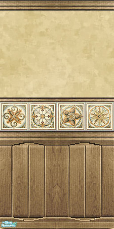 Sims 2 — Decorative Tile by Halfcreek — created by Halfcreek. Look for matching floor.