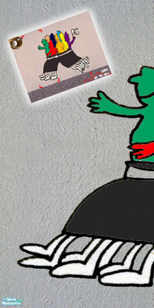 Sims 2 — Run together 1 by artrui — one of tree items sets. Caricature by AMing