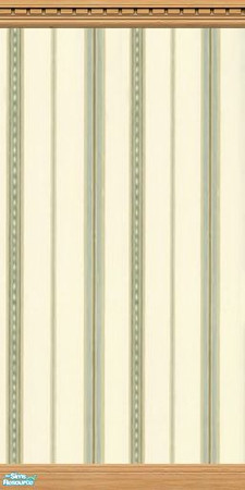 Sims 2 — Home Creations-Pretty In Green Wallpaper With Molding by Maegen — Home Creations is proud to introduce their new