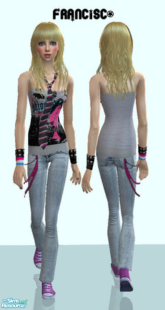 Sims 2 — Clothing 1 by francisssko — Download the mesh from the link below! Enjoy ;P