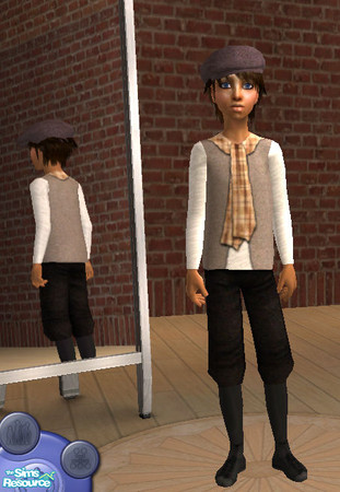 Sims 2 — Historical boy\'s HAT by giasims — Boy\'s hat. Need meshes from Mod the Sims 2