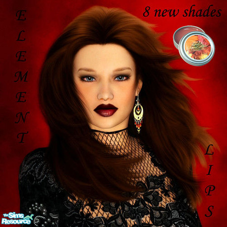 Sims 2 — Element Lips by TSR Archive — 