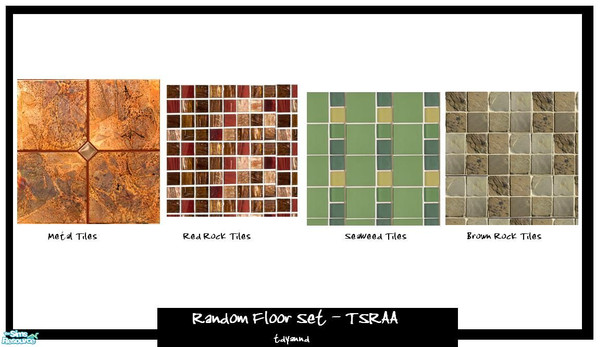 Sims 2 — Random Floor Set by tdyannd — A set of four...hmm, random floor tiles.