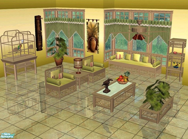 Sims 2 — Livingroom Orlando Wood by marilu — New Color from Livingroom Orlando