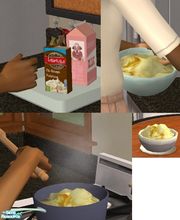 Sims 2 — Simlish Mashed Potatoes by TheNinthWave — This is a meal of Idahoan Mashed Potatoes, in simlish. It\'s available