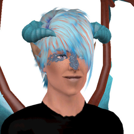 Sims 3 — Kite Arionesti by toastergirl — Kite is the younger brother of Peregrine. Despite his demonic features, Kite is