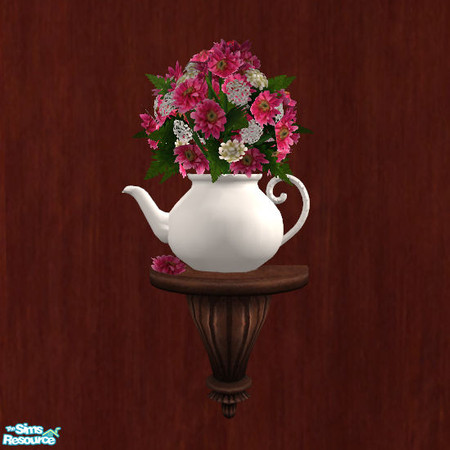 Sims 2 — Teapot with Flowers - 1 by Elena. — 