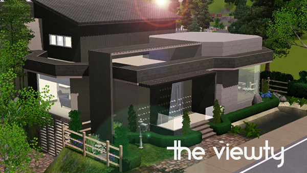 Sims 3 — The Viewty  by apple0990 — The Viewty is a luxurious home, with a unique and intelligently designed floorplan to