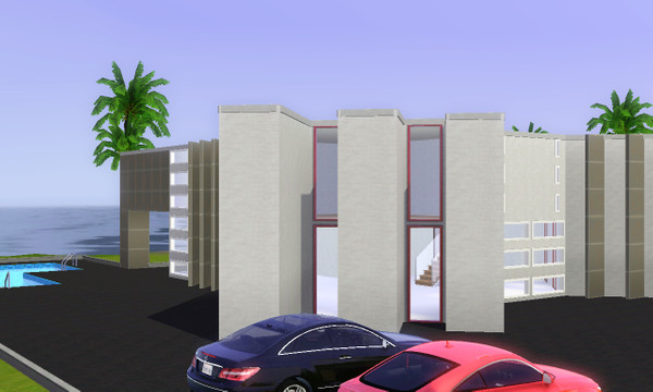 Sims 3 — The Nuron by runtee5 — An oddly shaped, unfurnished home