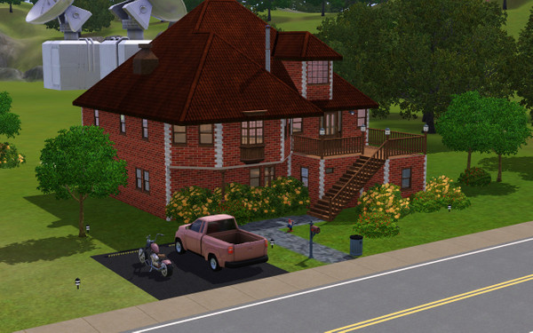 Sims 3 — Firefighter Home by DreamDawn_Studios — The Firefighter Home is the house of Tommy Tender. The house is