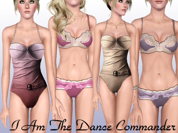 Sims 3 — I Am The Dance Commander by ShakeProductions — - Sleepwear -- swimmwear (bodysuit)