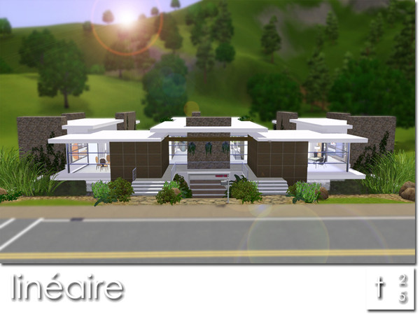 Sims 3 —  by tranced25 — Sprawling and luxurious, this 2 bedroom, 2 1/2 bath home plus study features hanging gardens