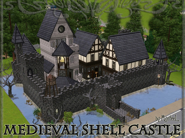 Sims 3 — Medieval Castle (Shell) by murfeel — Like the name says, this lot is just a shell that I made to showcase the