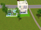 Sims 3 — The Town House. by lindsay1985 — The Town House 4 levels livingroom - dining room double bed room girls bedroom