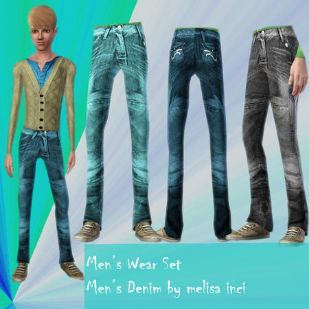 The Sims Resource - Men's Denim