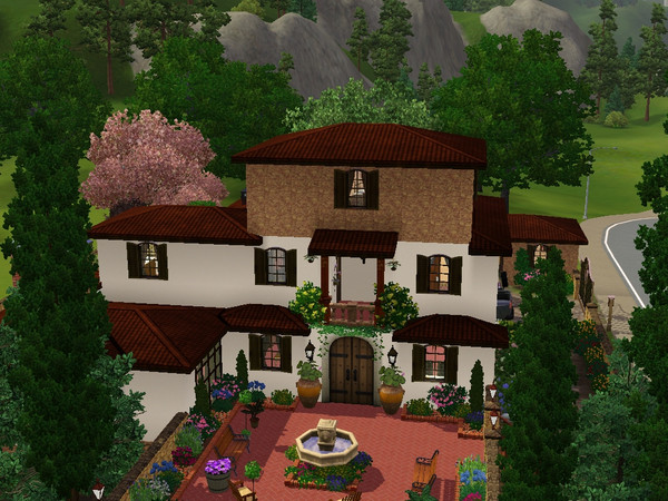 Sims 3 — Villa TUSCANIA by rosstom — Tipica Villa nel cuore del chianti toscano.