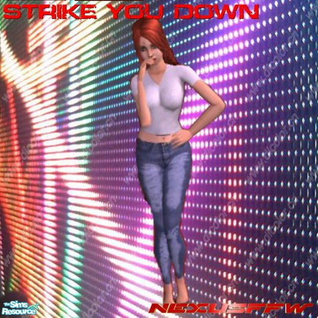 Sims 2 — Strike You Down by fellifelwayne — Strike You Down maxis textures were used, slightly edited maxis textures For