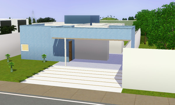 Sims 3 — Little Blue by runtee5 — Please note; This is not one of my original creations. I tried to copy this house from