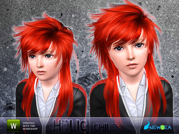 Sims 3 — Newsea Holic Child Hairstyle by newsea — This hairstyle is for female and male. Works for child. All morph