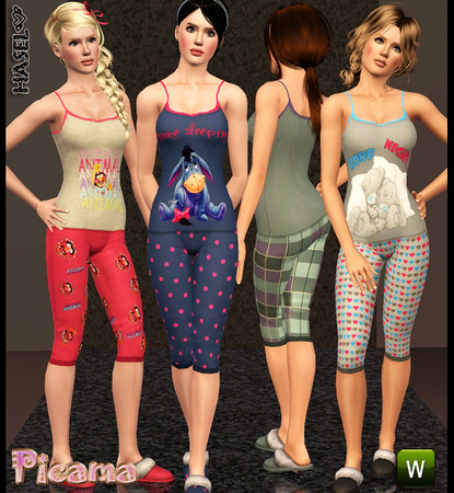 Sims 3 — Hasel Set 39_2 by hasel — Hasel Set 39_2 hasel@tsr.. 4 recolorable palettes.. 4 different styles.. Enjoy..