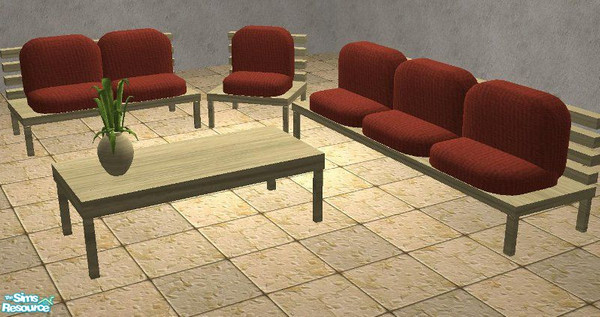 Sims 2 — Mercury Living Set - Sofa Recolor 2 by TheNinthWave — This is the sofa recolor #2. This recolor will also show