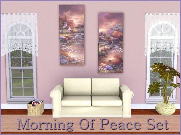 Sims 3 — Morning of Light Set by ziggy28 — Two beautiful dreamy paintings by the artist James Lee. TSRAA